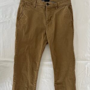Aeropostale Men's Slim Straight Chinos Tan Khaki 31x30